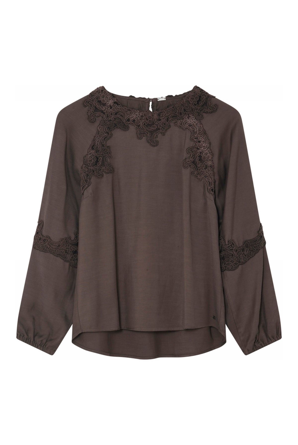 Naja, blouse 2981-ChocoBrown - 62637/7656