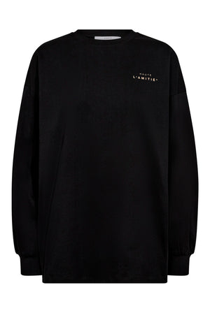 Crew Neck LS Tee Black - HL10420