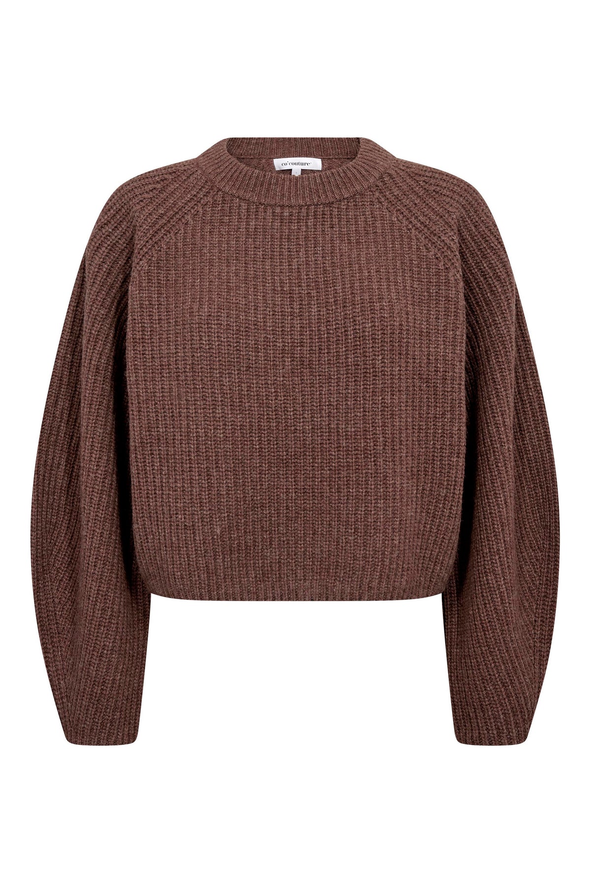 AlviaCC Barrel Sleeve Knit 20002-Brown - 500188