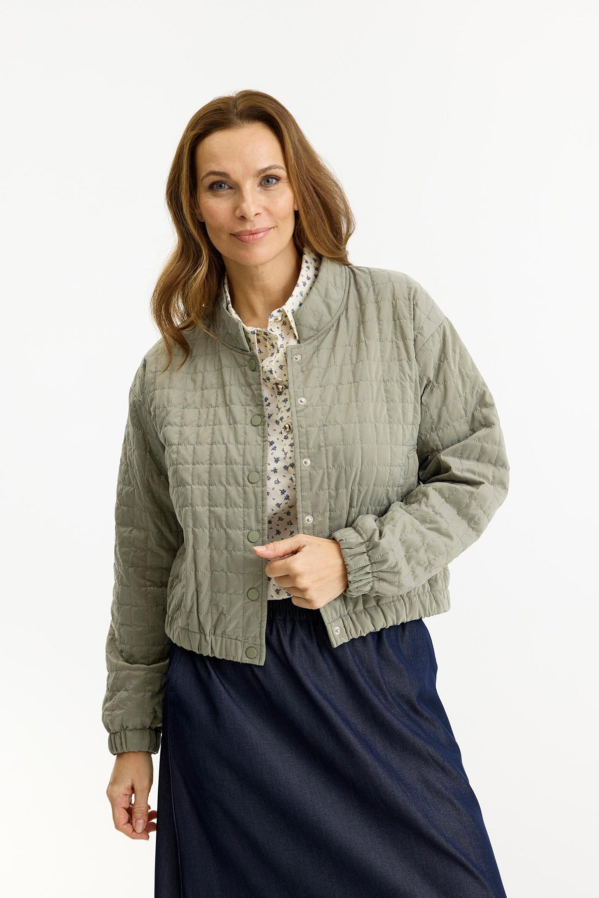 Alina jacket (no engel embroid ARMY - 17049