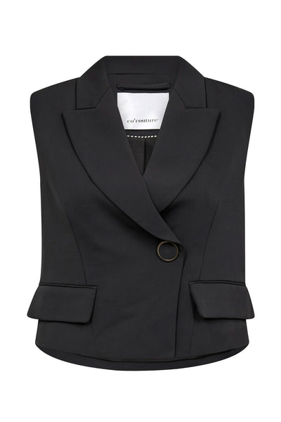 AliniCC Wrap Vest 65001-Black - 500082 Thumbnail