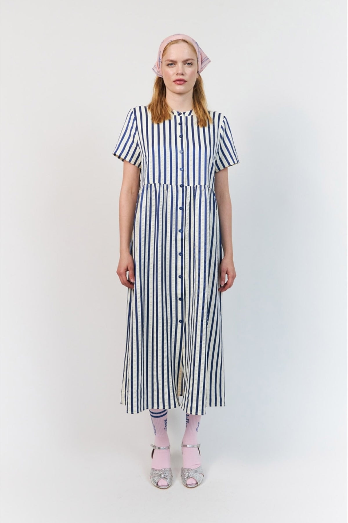 AliyaLL Maxi Dress SS 20 Blue - 26270-3024
