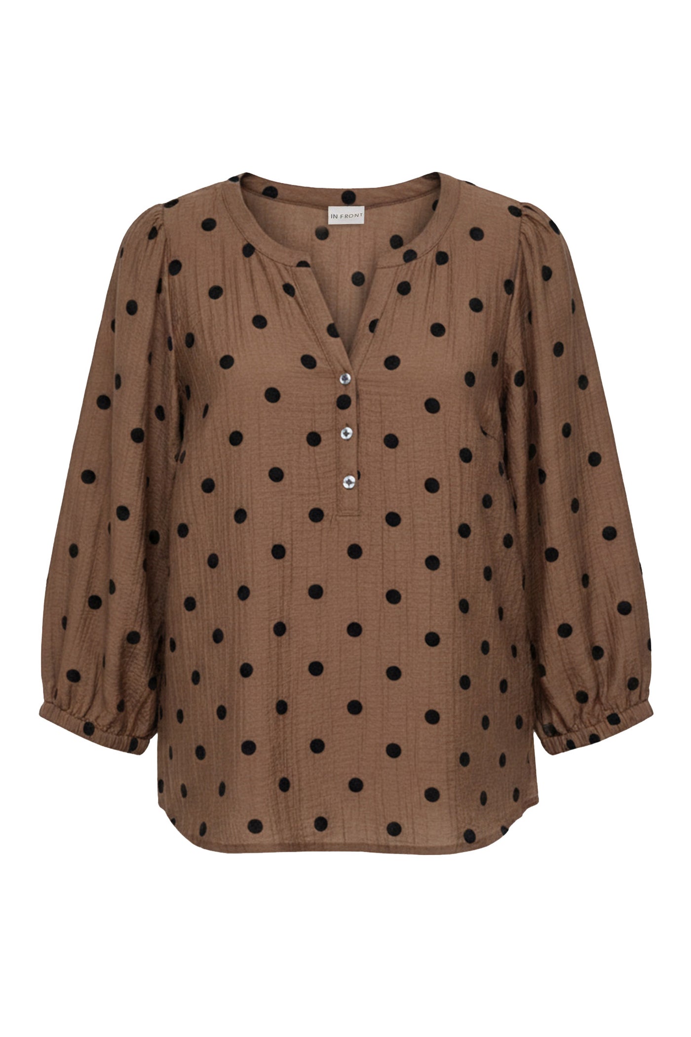 Alma blouse Brown - 16934