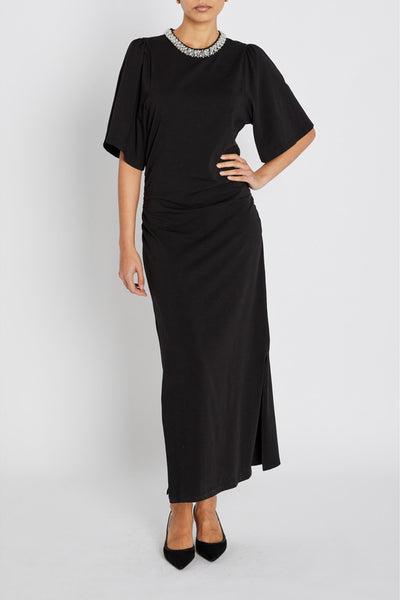 AlnusBBNathala Trim dress Black - BBW4960 Thumbnail