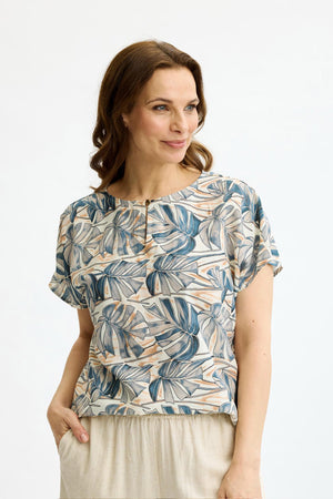 Amalie blouse Blue - 17158