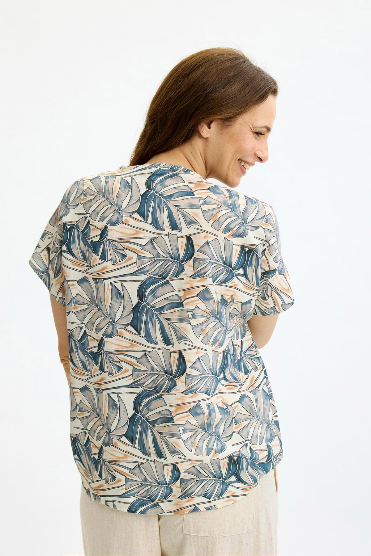 Amalie blouse Blue - 17158