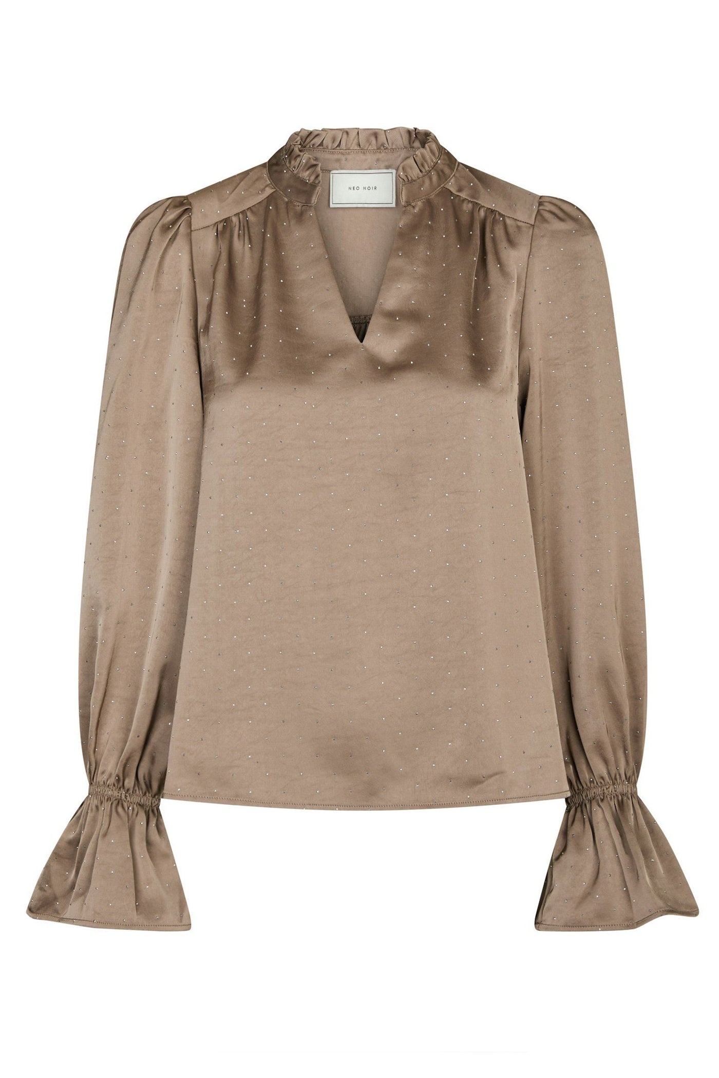 Amara Heavy Sateen Bedaz DARK TAUPE - 166578
