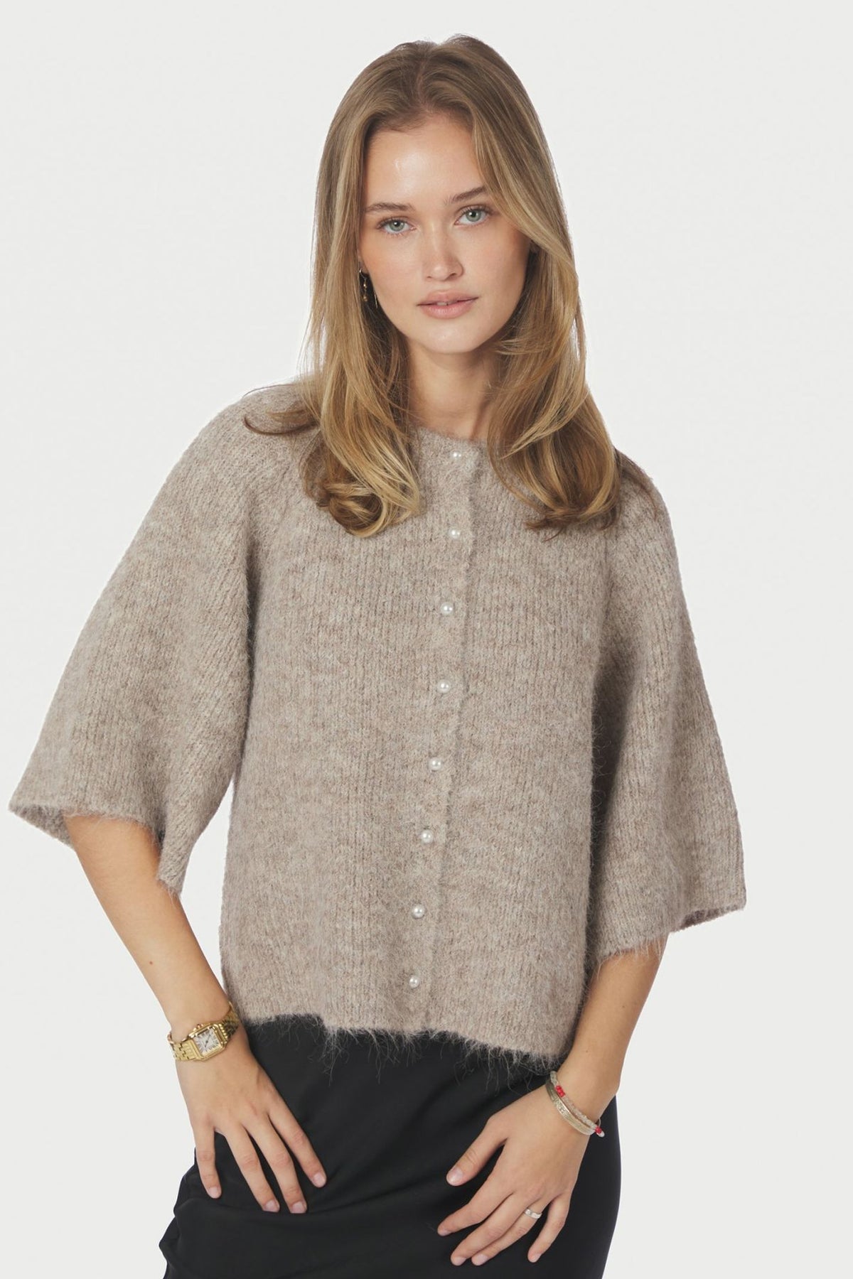 Amaya Fluffy BEIGE MELANGE - 167529