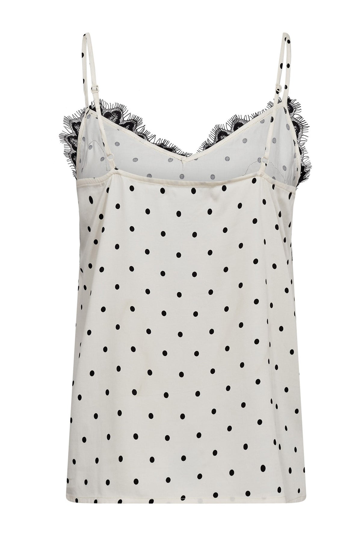 AmeliCC Dot Lace Singlet 11-Off white - 45134