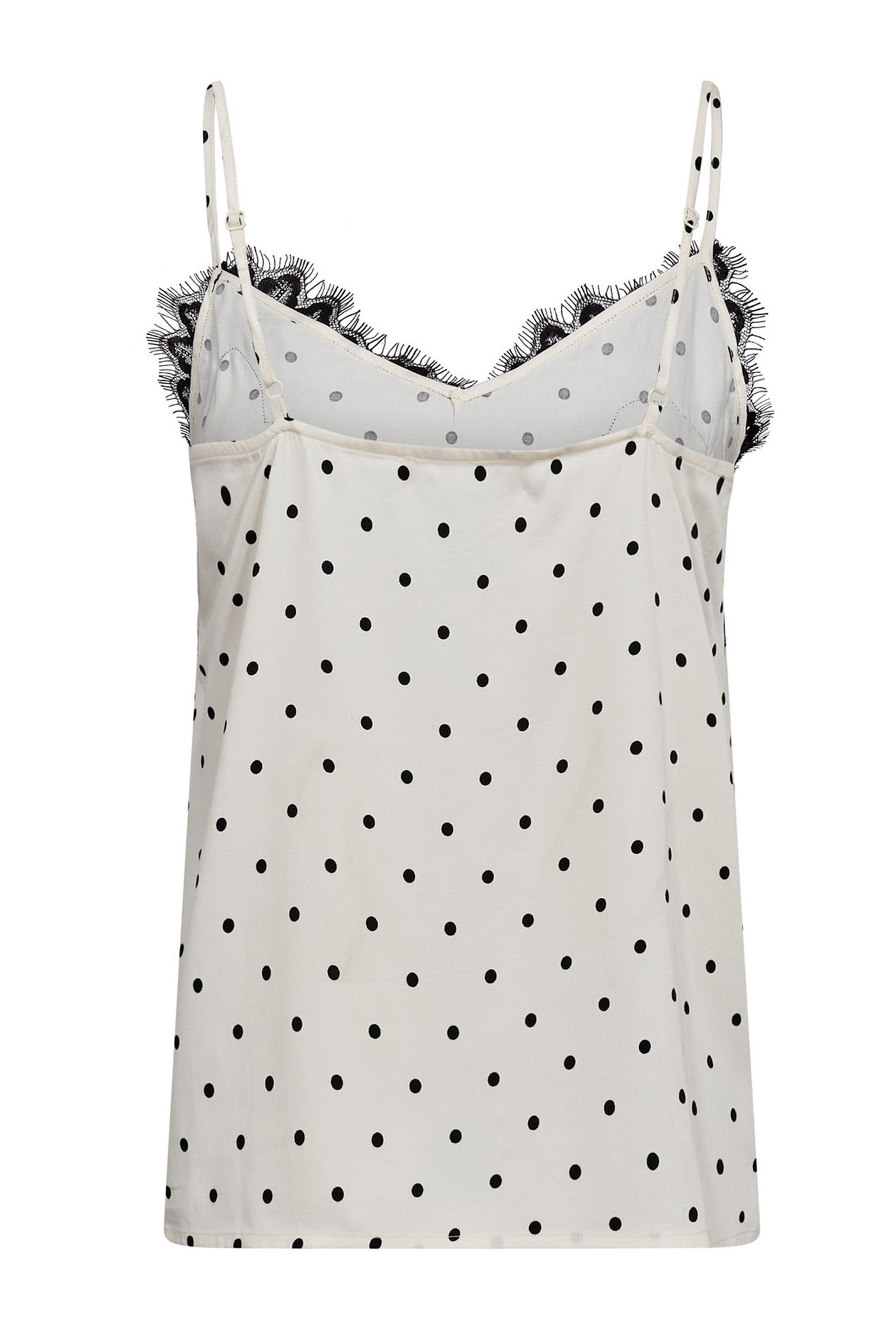 AmeliCC Dot Lace Singlet 11-Off white - 45134