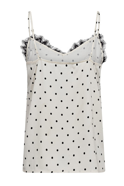 AmeliCC Dot Lace Singlet 11-Off white - 45134 Thumbnail