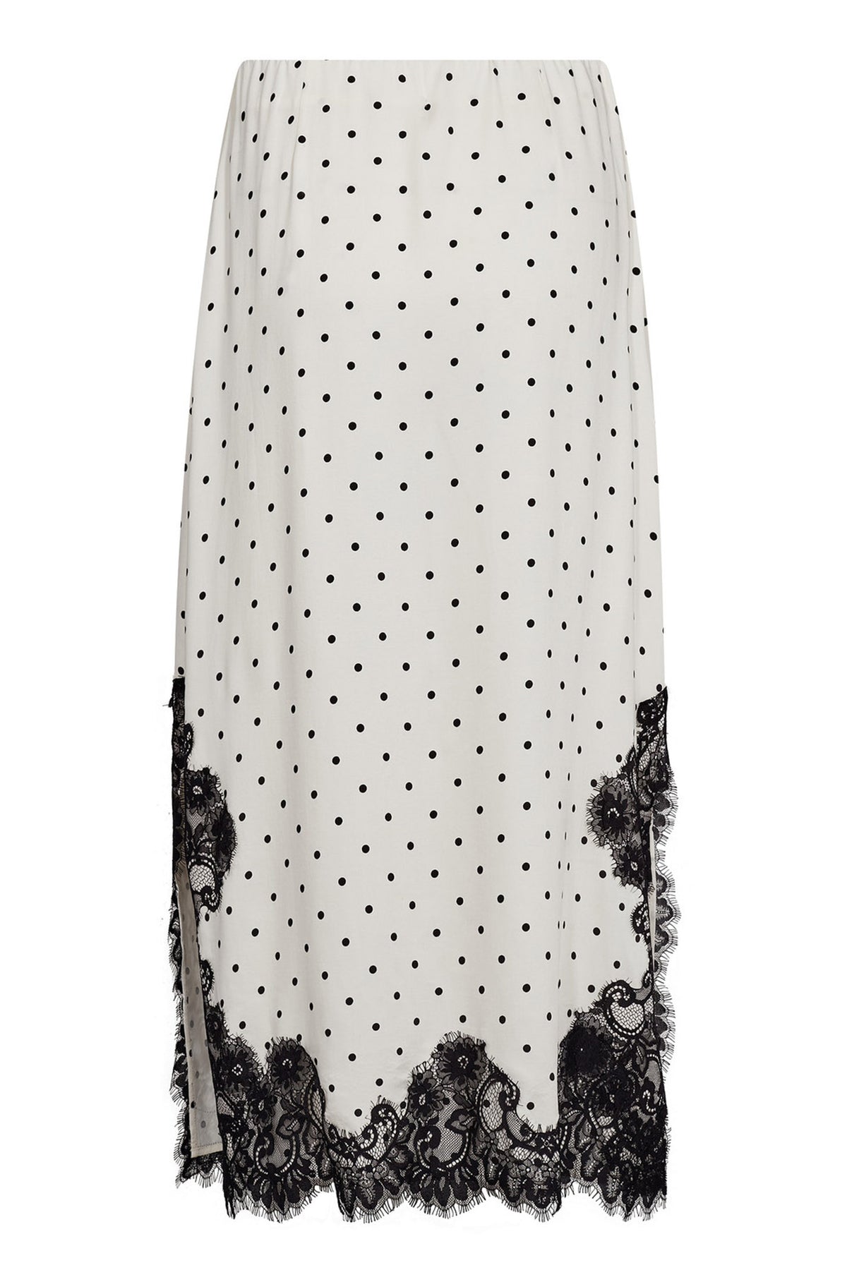 AmeliCC Dot Lace Skirt 11-Off white - 44039