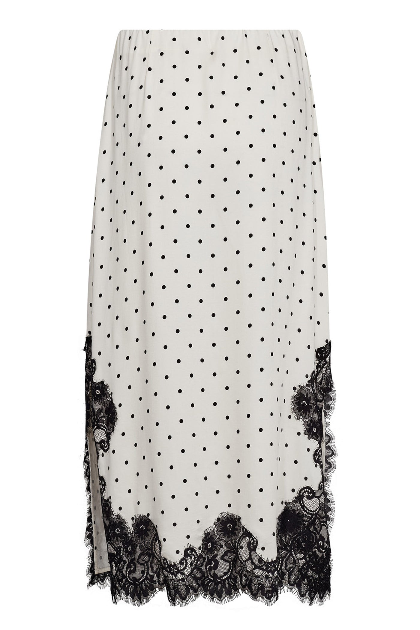 AmeliCC Dot Lace Skirt 11-Off white - 44039