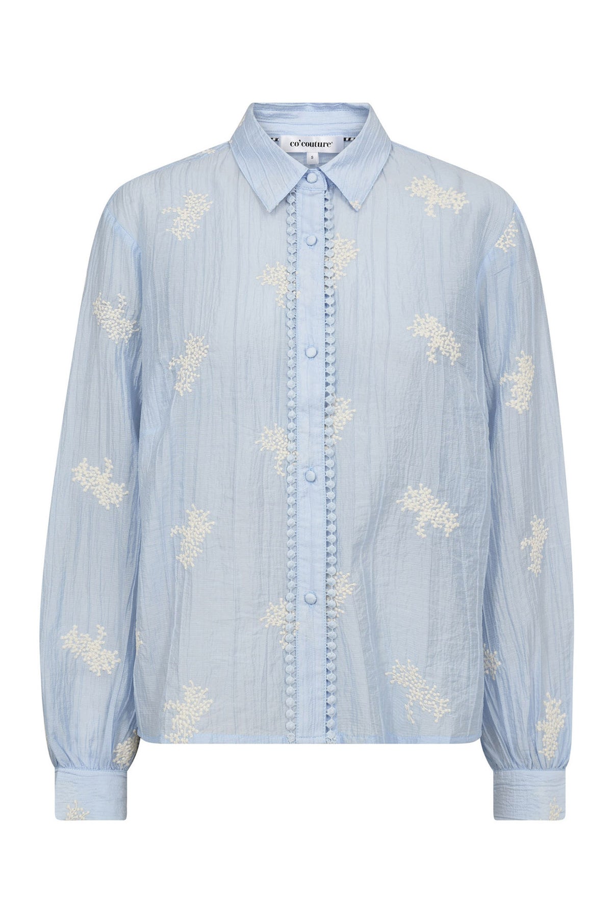 AmeliaCC Emb Shirt 23-Pale Blue - 45056