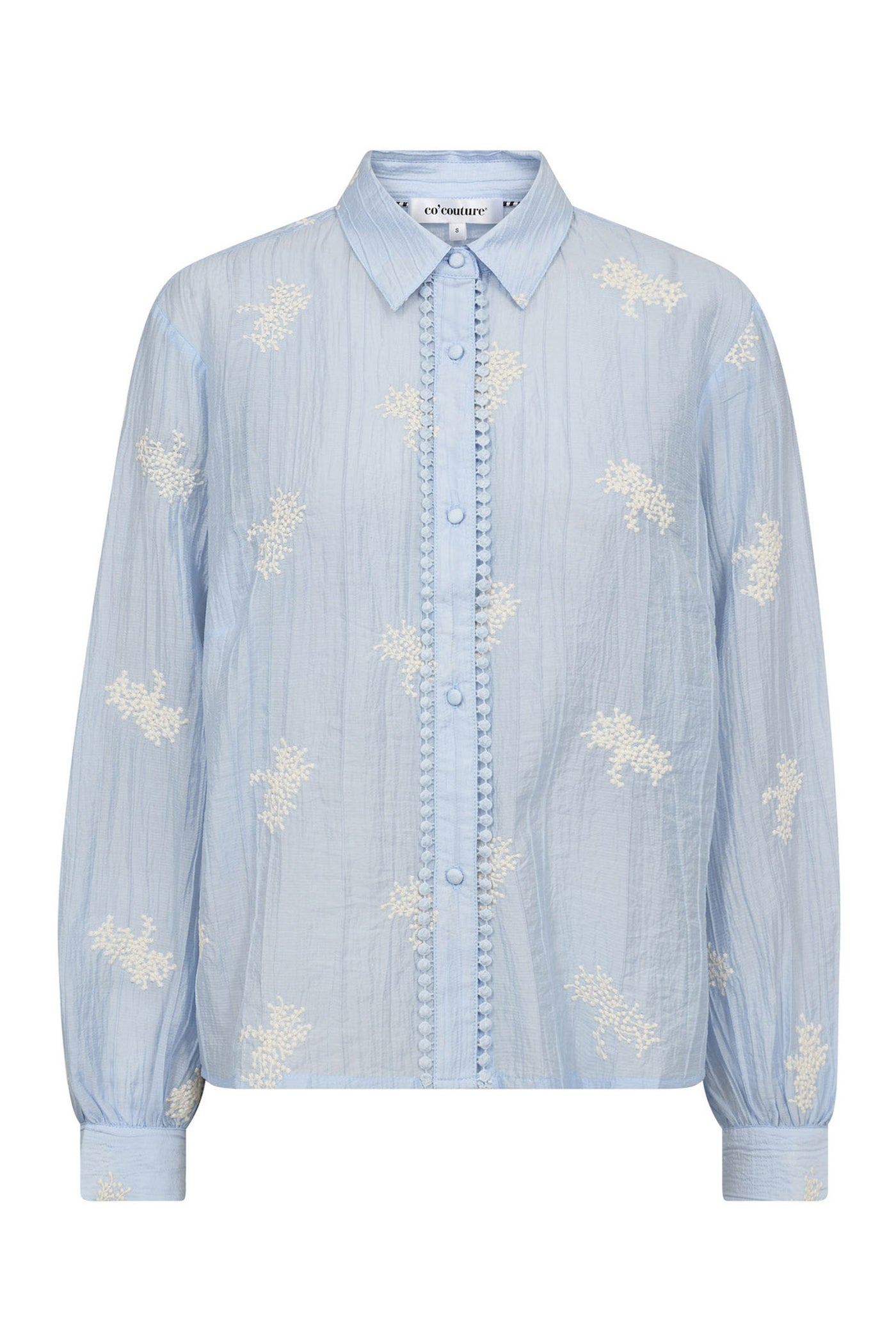 AmeliaCC Emb Shirt 23-Pale Blue - 45056