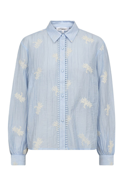 AmeliaCC Emb Shirt 23-Pale Blue - 45056 Thumbnail