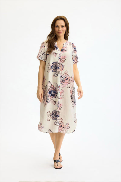 Amelia dress Rose - 17146 Thumbnail