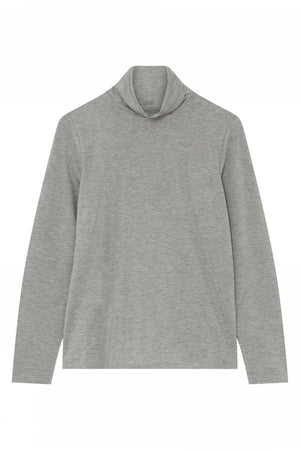 Amie, Roll neck t-shirt L/S 91205-ChateaGray - 59703/1604
