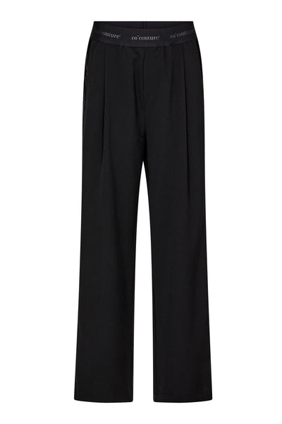 AminaCC Logo Shimmer Pant 96-Black - 31668 Thumbnail