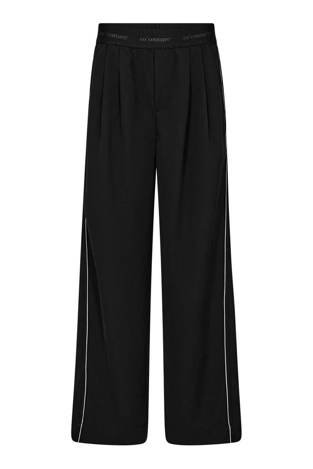 AminaCC Split Panel Pant 96-Black - 41026