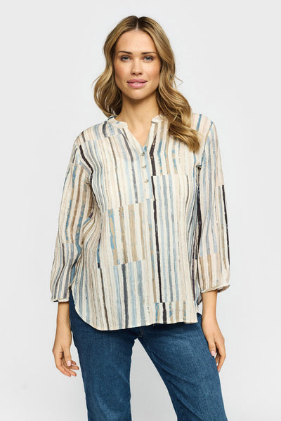 Amoa Blue Stripe - 1021305 Thumbnail