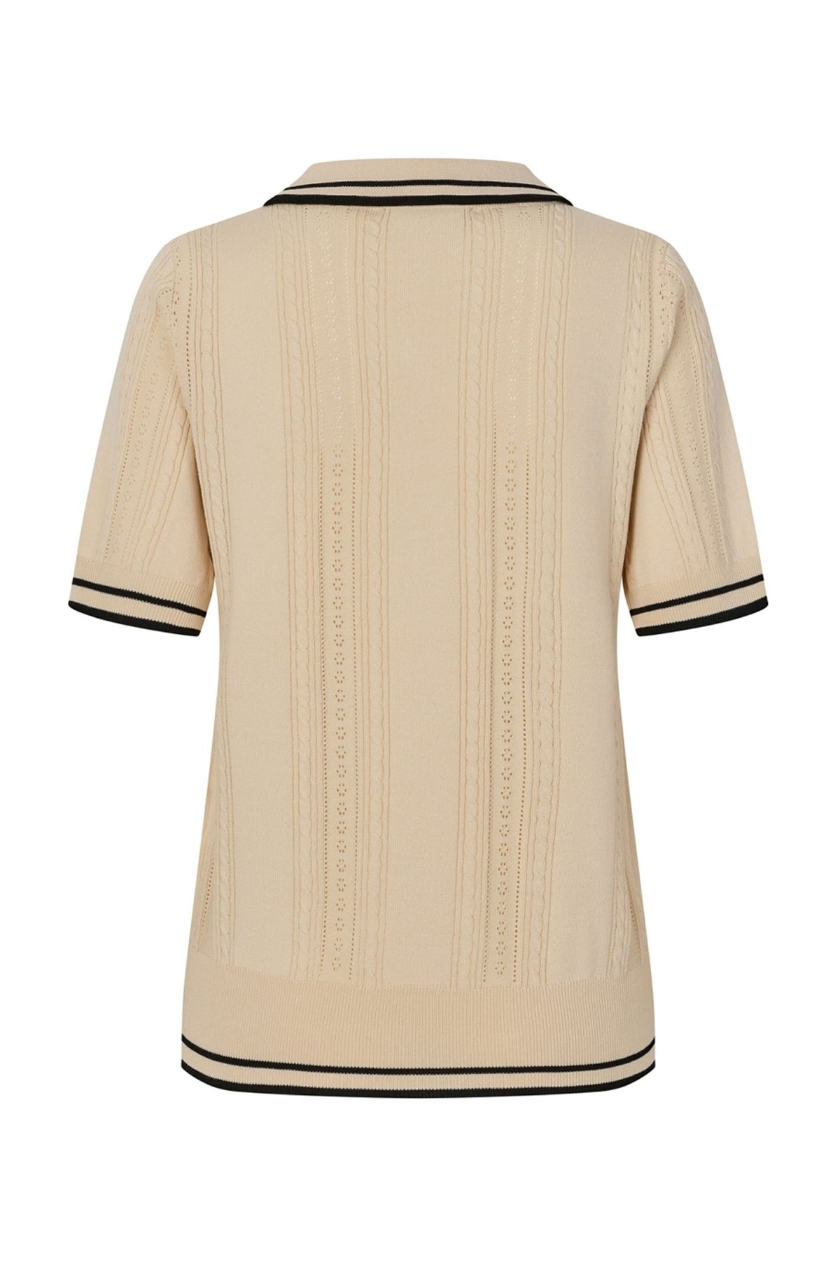 Andreall Polo Knit S/S Creme - 26266-5008
