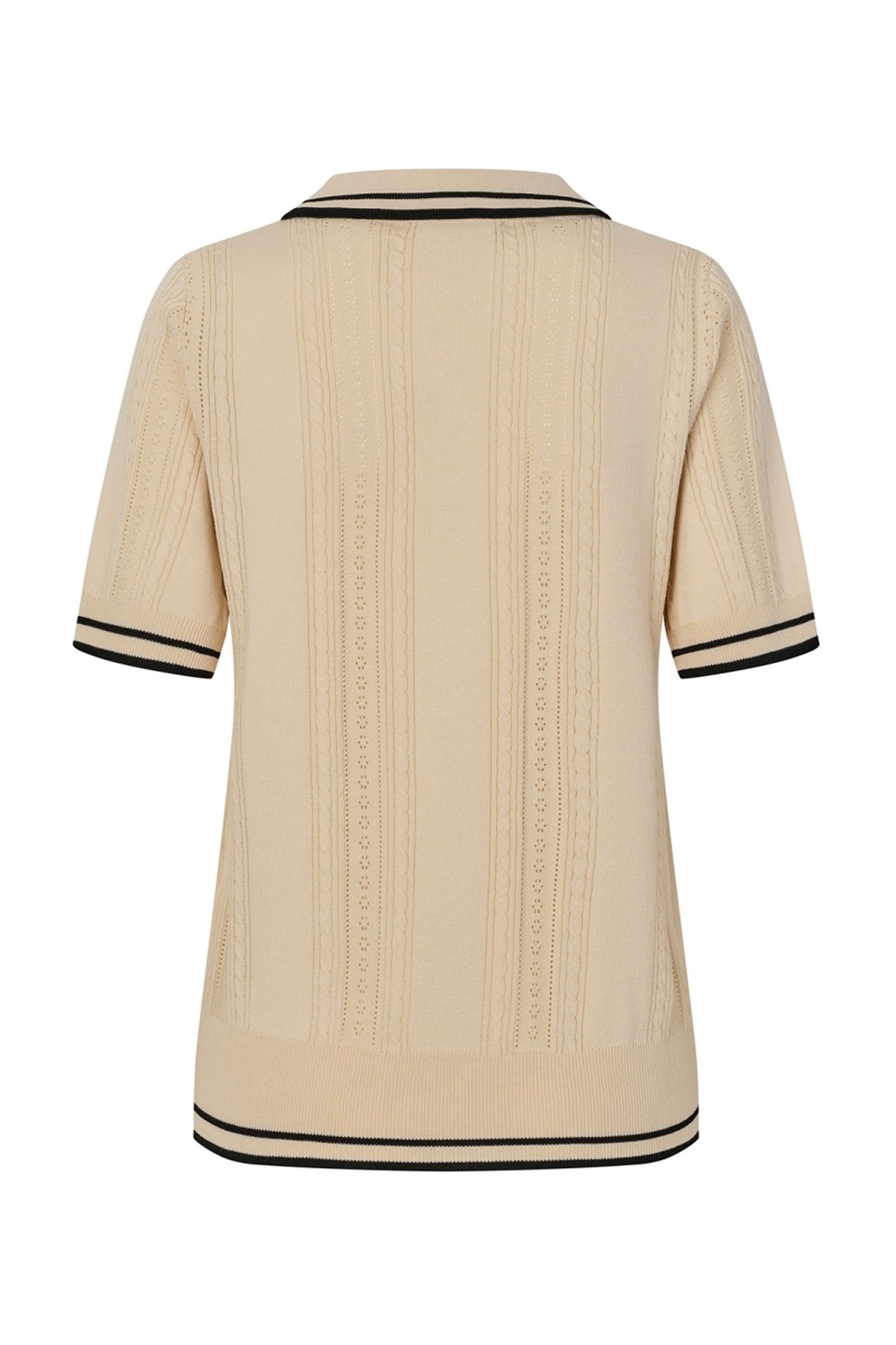 Andreall Polo Knit S/S Creme - 26266-5008