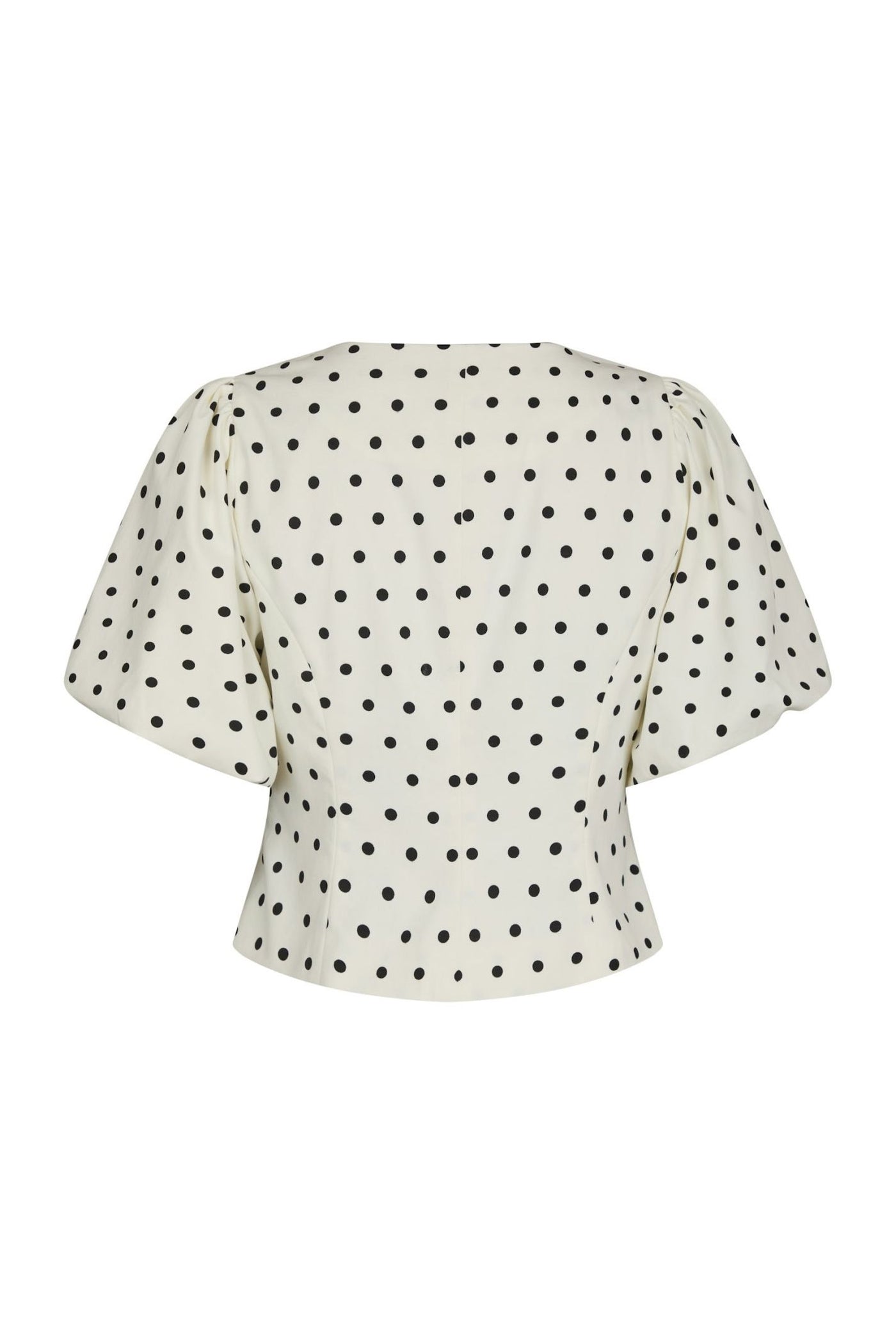 Anela Dot Blouse White - 167821