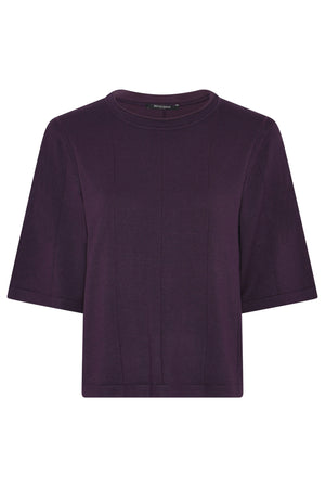 AnemoneBBGliandra knit AUBERGINE - BBW4813