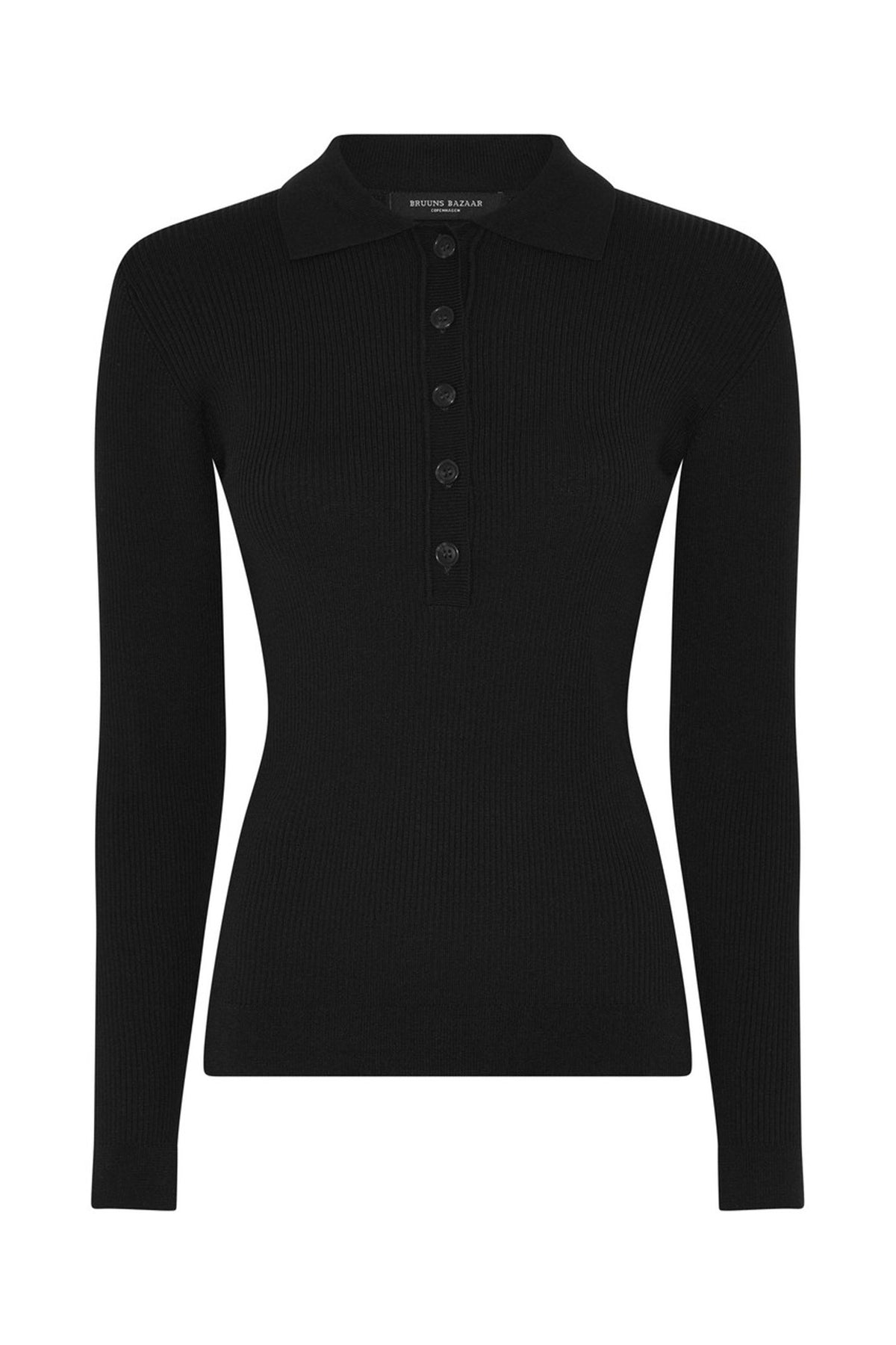 AnemoneBBValea knit polo Black - BBW5057