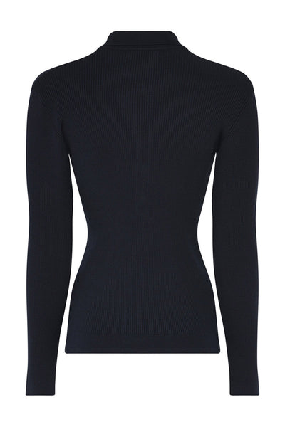 AnemoneBBValea knit polo Navy - BBW5057 Thumbnail