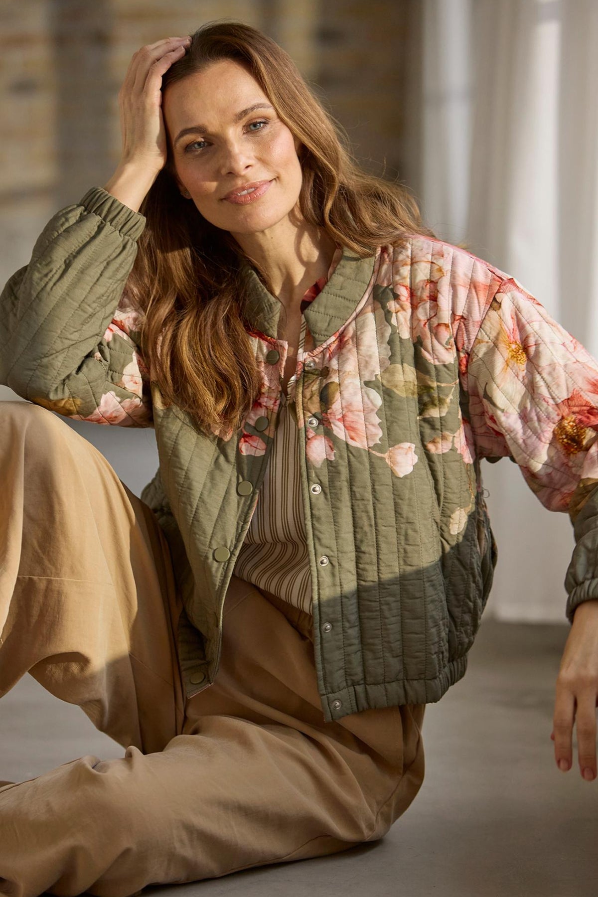 Angelina jacket ARMY - 17018
