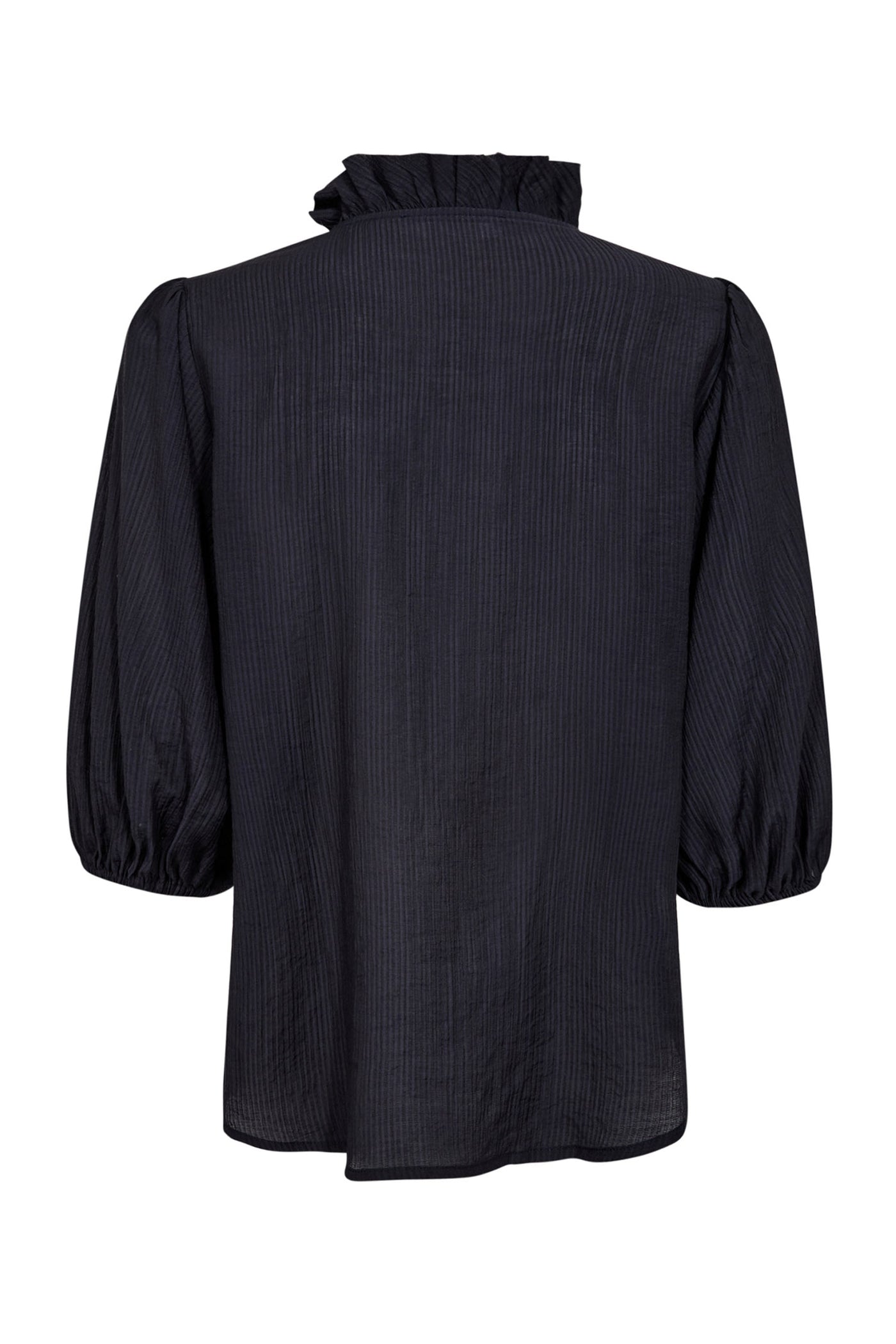 AnikaCC Frill SS Shirt 120-Navy - 35905