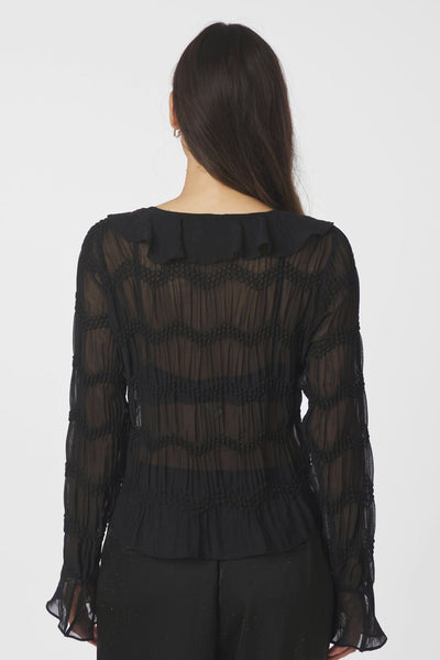 Anika Crepe Chiffon Black - 167042 Thumbnail