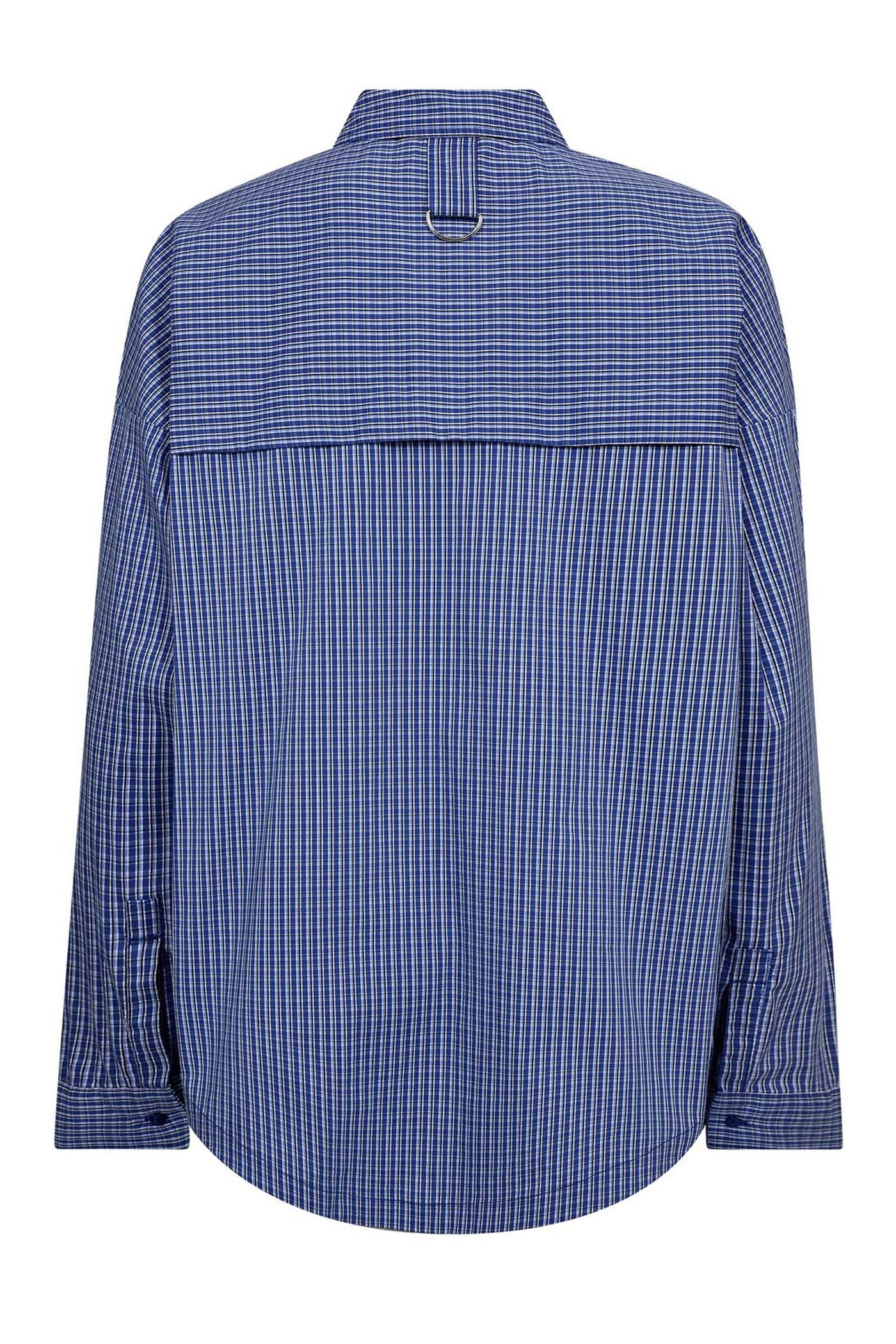 AnizaCC Oversize Slit Shirt 76-New Blue - 45016