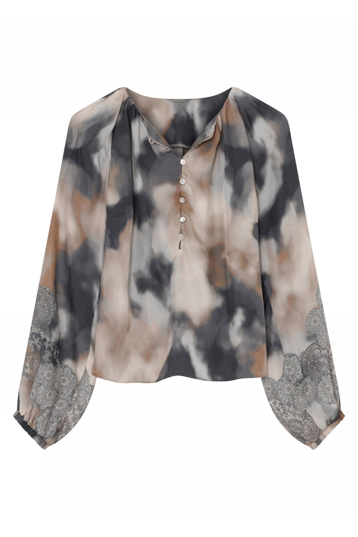 Annebell, blouse 82020-Beige/Sand - 60605/7355
