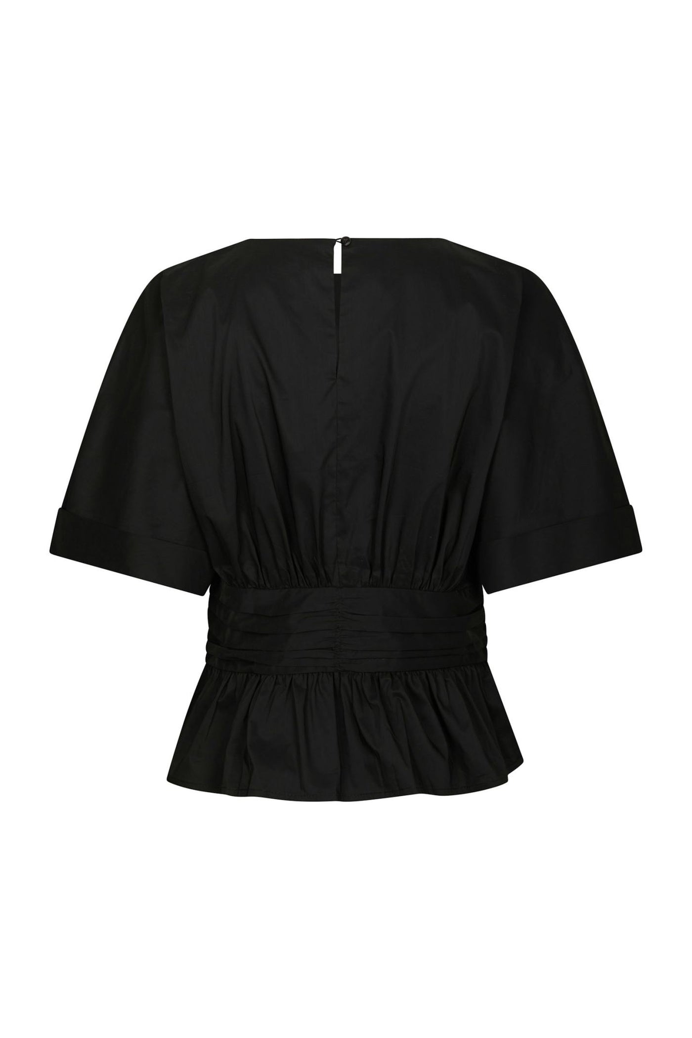 Annegret Poplin Blouse Black - 162365