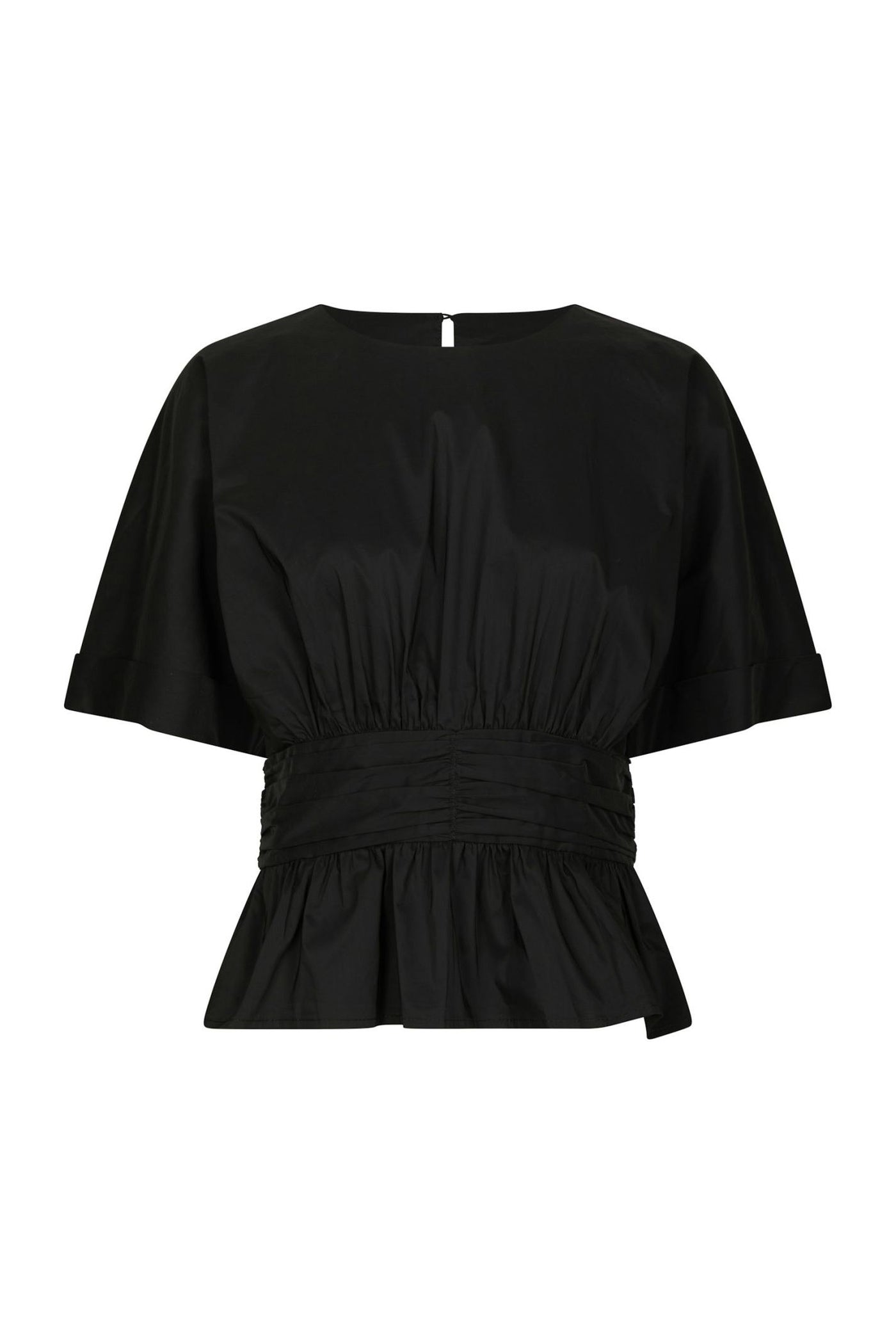 Annegret Poplin Blouse Black - 162365