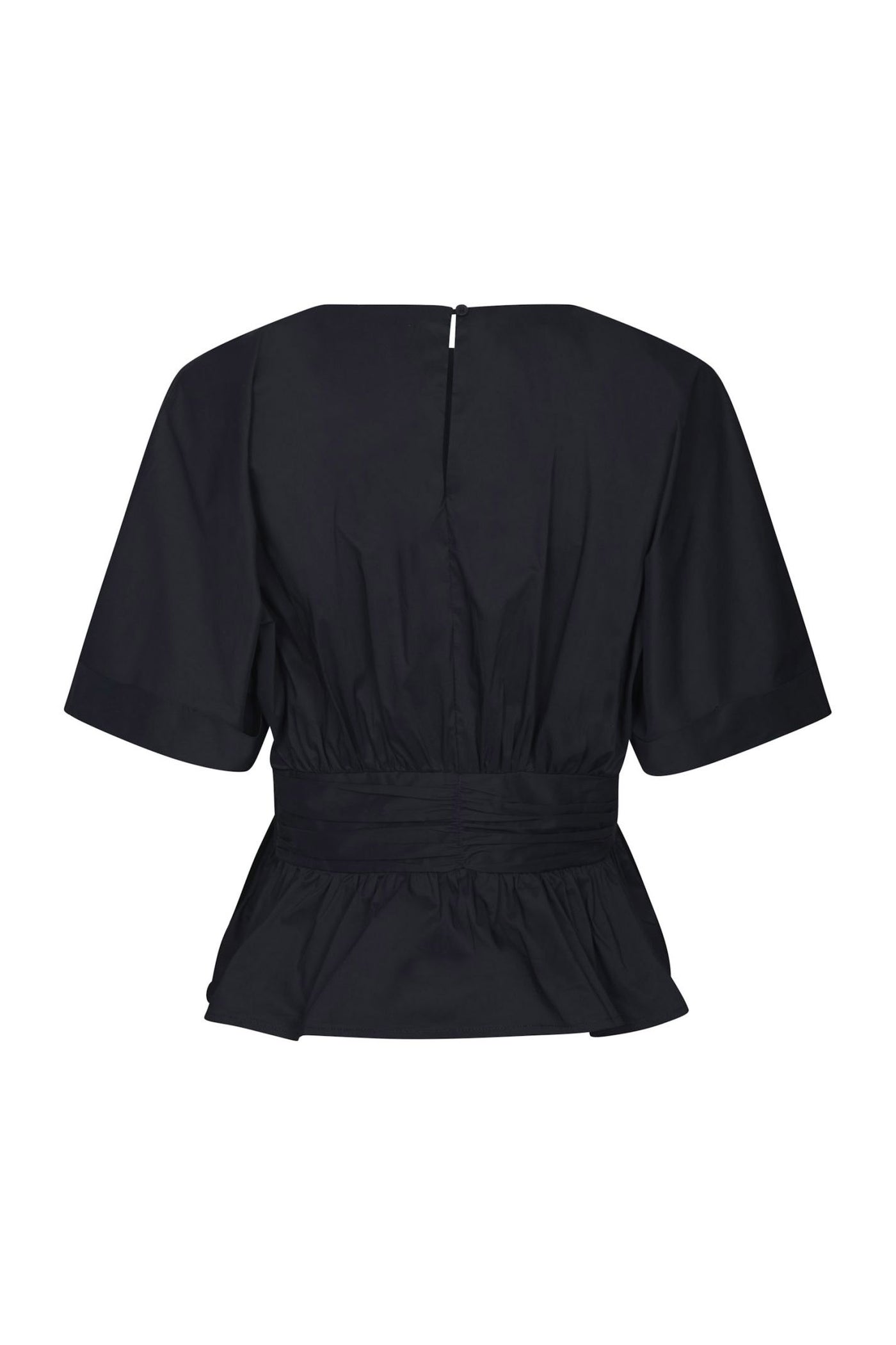 Annegret Poplin Blouse Navy - 162365