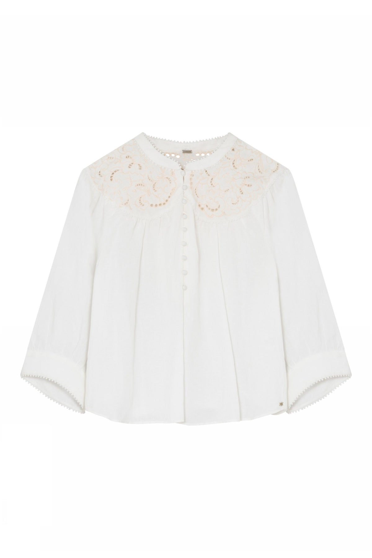 Annsofie, blouse 1010-Off White - 61618/7576