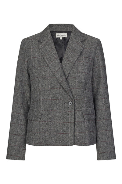 AntonellaLL Short Blazer 10 Grey - 25483-6028 Thumbnail