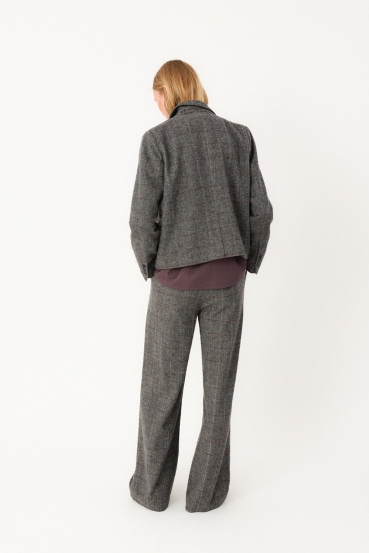 AntonellaLL Short Blazer 10 Grey - 25483-6028