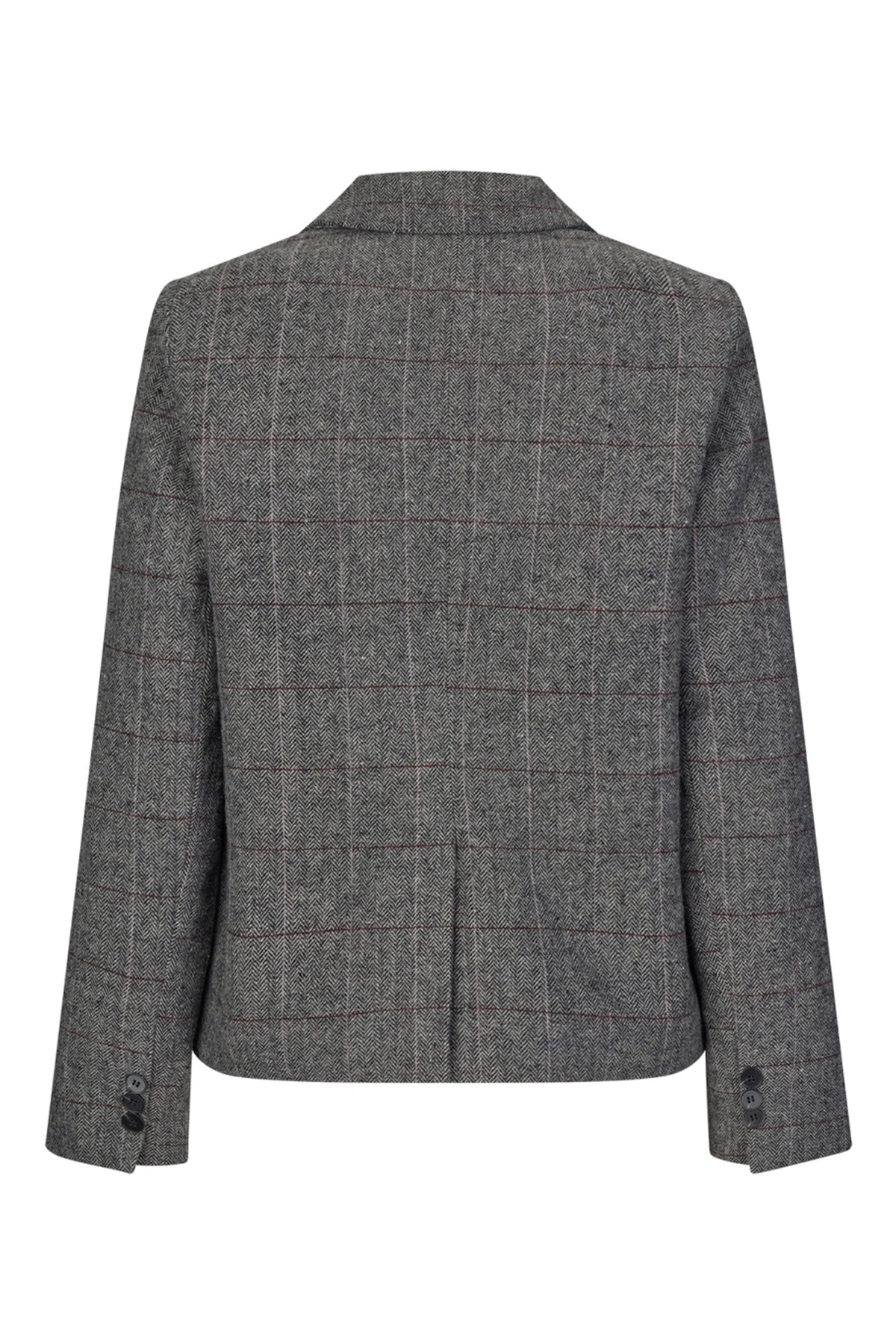 AntonellaLL Short Blazer 10 Grey - 25483-6028