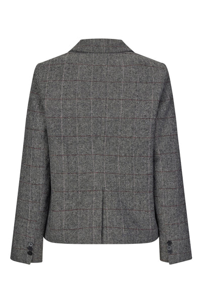 AntonellaLL Short Blazer 10 Grey - 25483-6028 Thumbnail