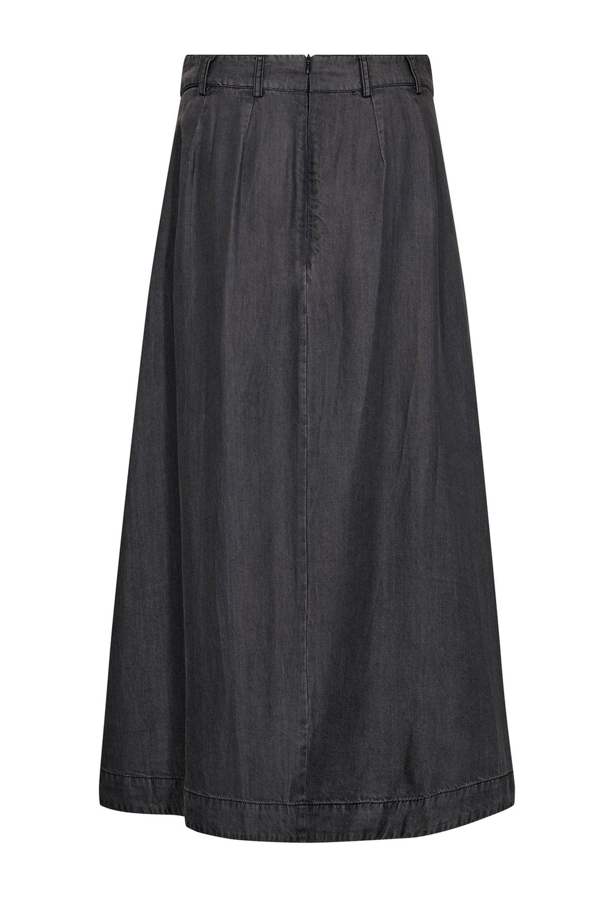AnyaCC Denim Pleat Skirt 96-Black - 34181