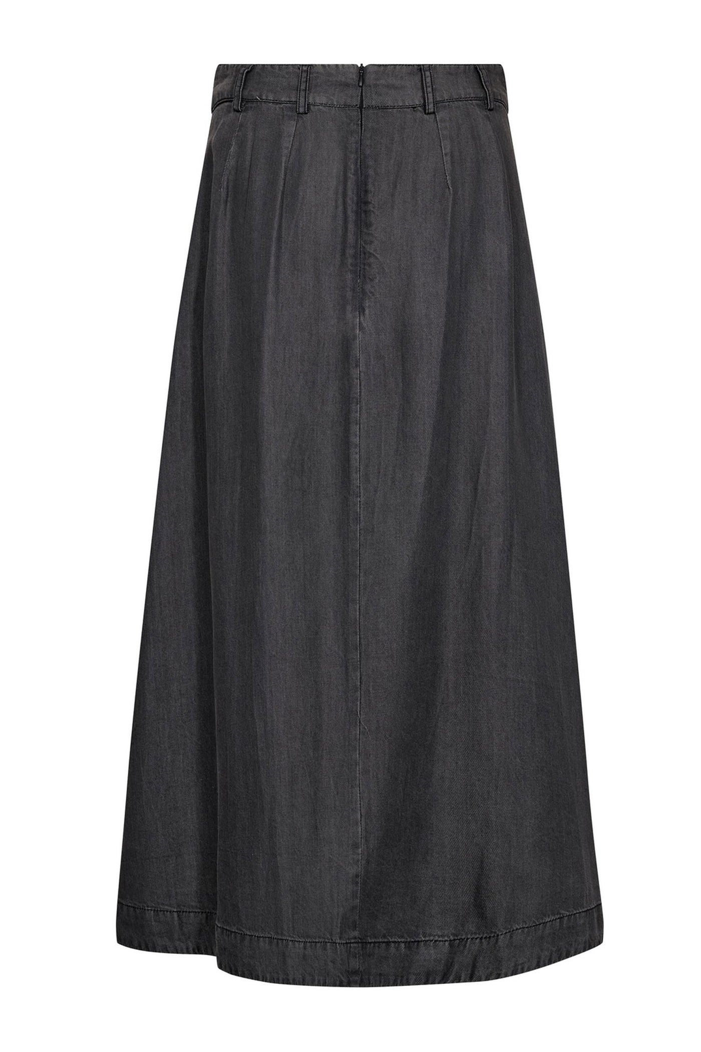 AnyaCC Denim Pleat Skirt 96-Black - 34181