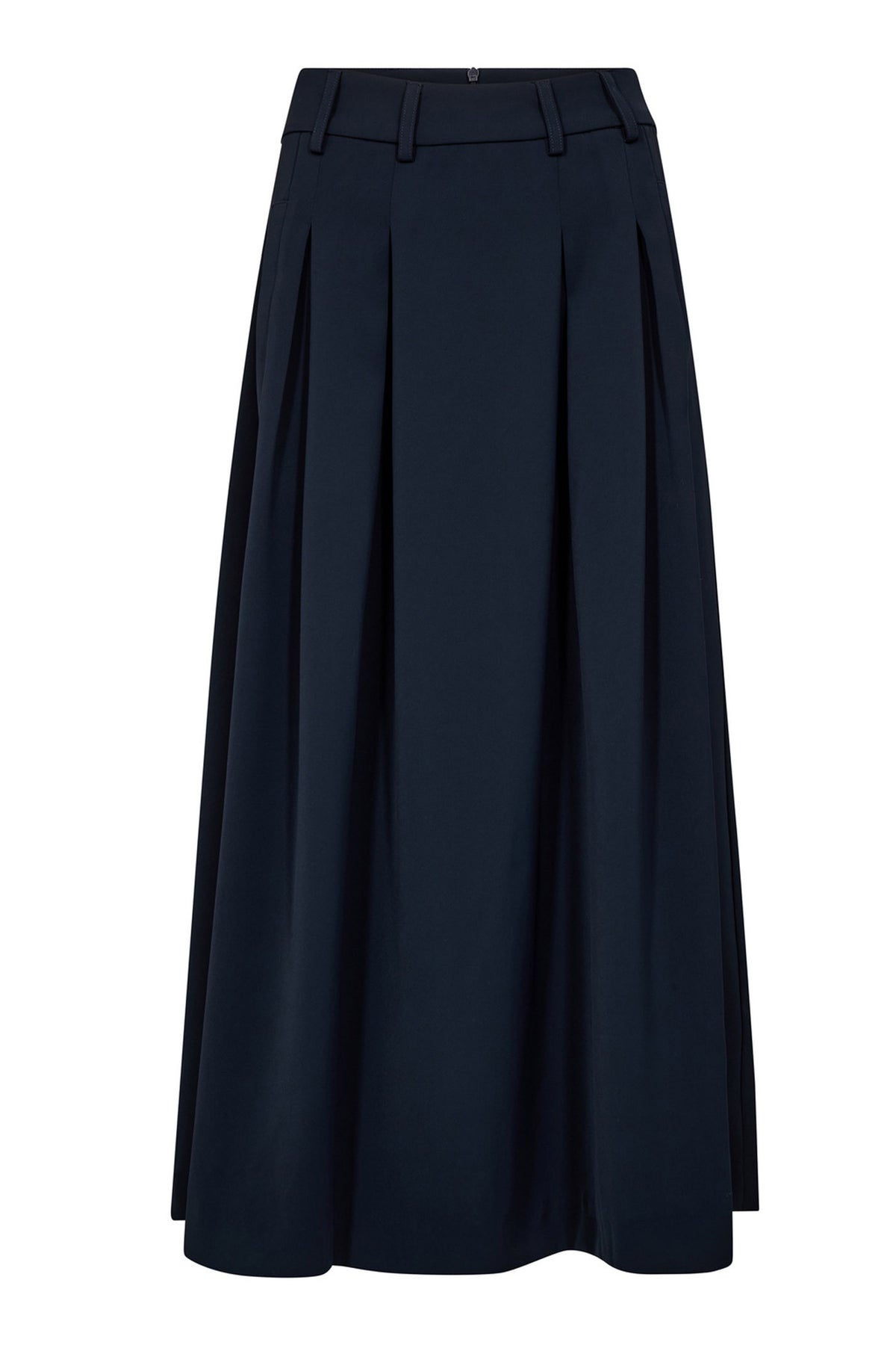 AnyaCC Pleat Skirt 120-Navy - 34178