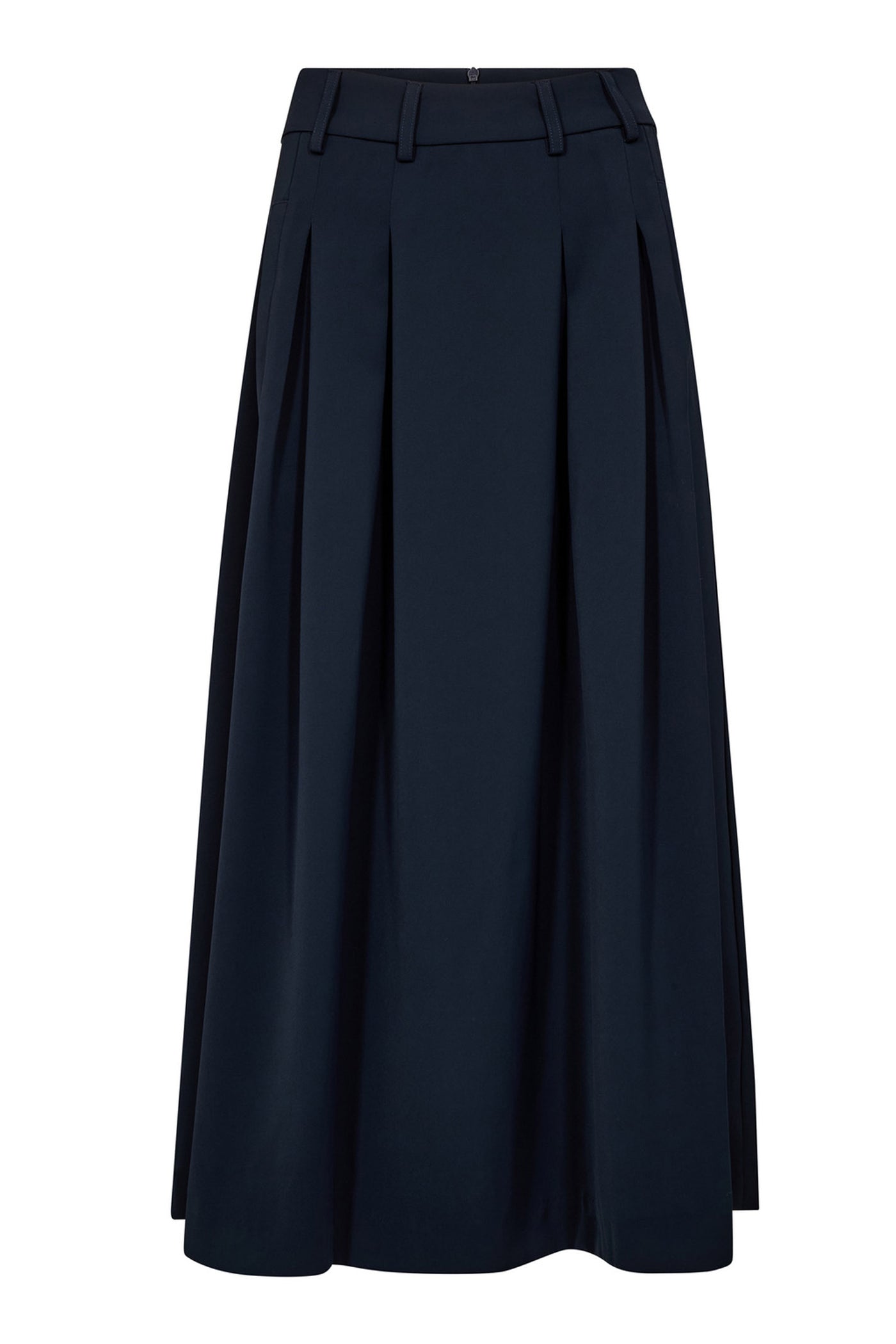 AnyaCC Pleat Skirt 120-Navy - 34178