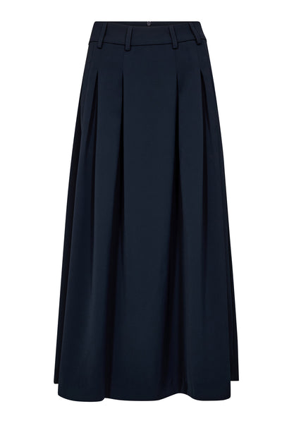AnyaCC Pleat Skirt 120-Navy - 34178 Thumbnail