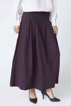 AnyaCC Trinny Pleat Skirt 67-Plum